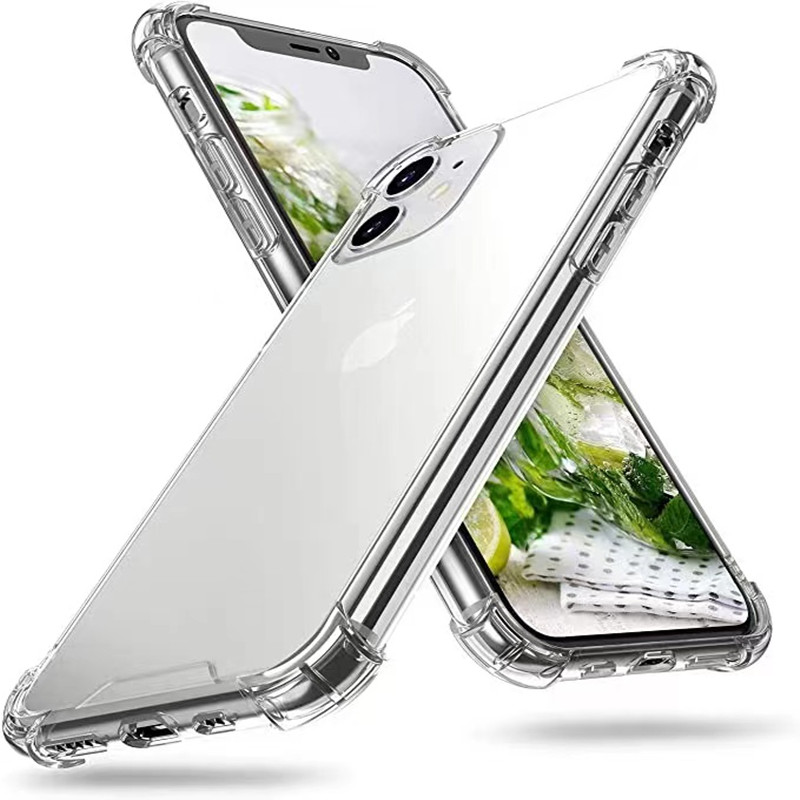 Apple 13Promax 전화 케이스 투명한 올 인크루제 에어백 실리콘 전화 케이스에 적합합니다.